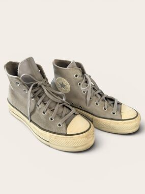 Converse Chuck Taylor All Star Cozy Lift High Top Sneakers Suede Size 7